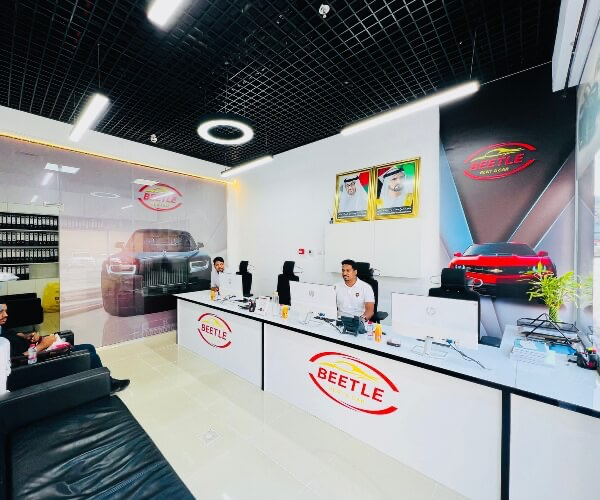 Beetle Rent A Car office team in Dubai